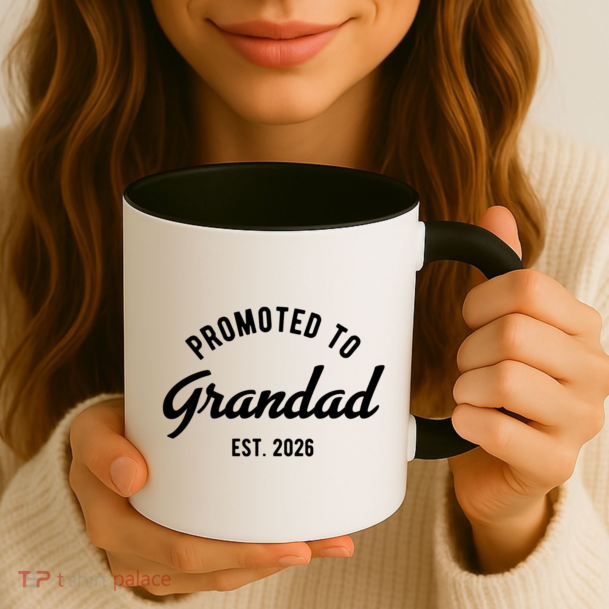 Promoted To Grandad 2026 Coffee Mug
