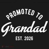 Promoted To Grandad 2026 Coaster thumb 2