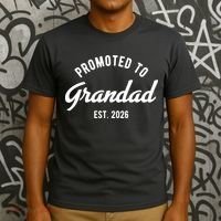 Promoted To Grandad 2026 T-Shirt thumb 3