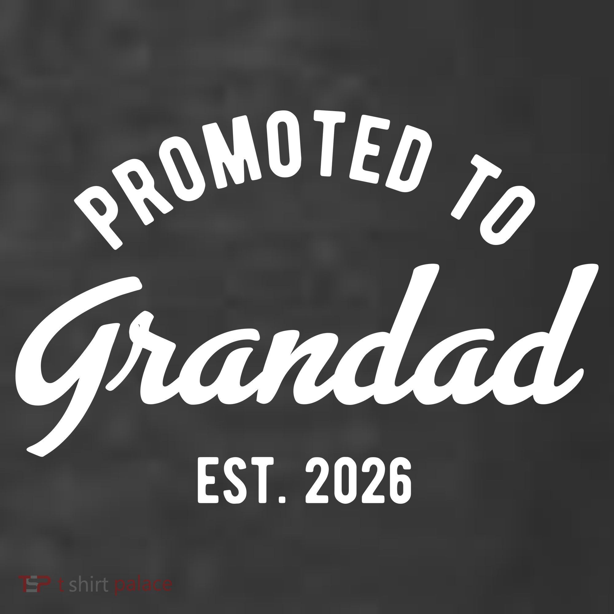 Promoted To Grandad 2026 T-Shirt