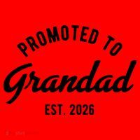 Promoted To Grandad 2026 Santa Hat thumb 1