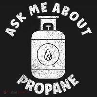 Propane Tank Graphic Ask Me About Propane Polo thumb 3