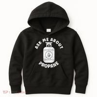 Propane Tank Graphic Ask Me About Propane Kids Hoodie thumb 0