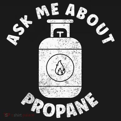 Propane Tank Graphic Ask Me About Propane Kids Hoodie