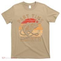 Part Time Hooker Funny Fishermen Sarcastic Joke For Dad T-Shirt thumb 0