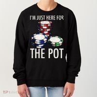 Poker Texas Holdem Gambling Pot Cards Player Women's Sweatshirt thumb 0