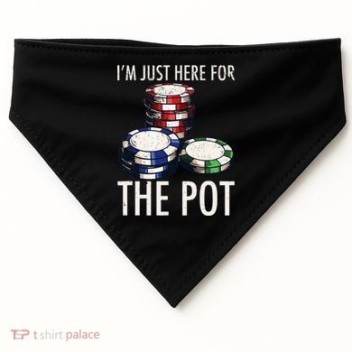 Poker Texas Holdem Gambling Pot Cards Player USA-Made Doggie Bandana