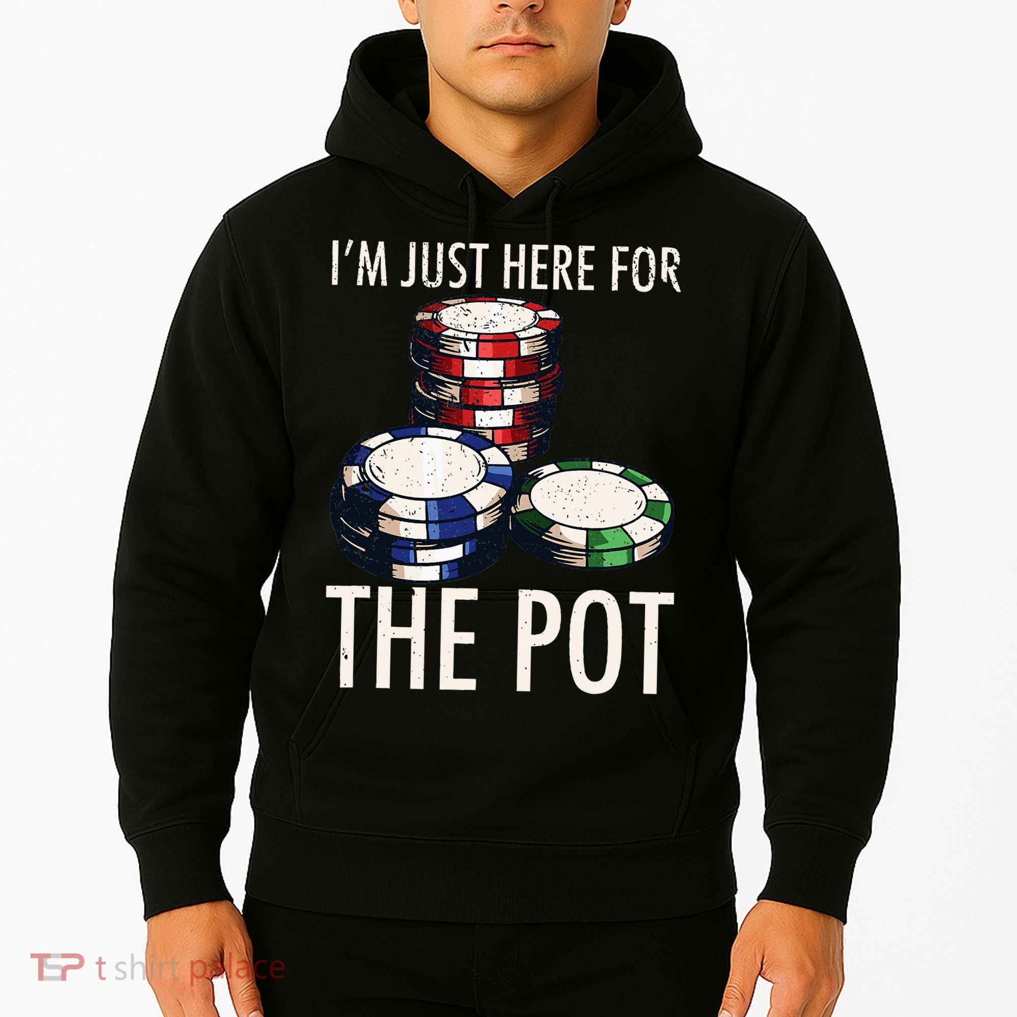 Poker Texas Holdem Gambling Pot Cards Player Hoodie
