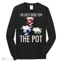 Poker Texas Holdem Gambling Pot Cards Player Long Sleeve Shirt thumb 0