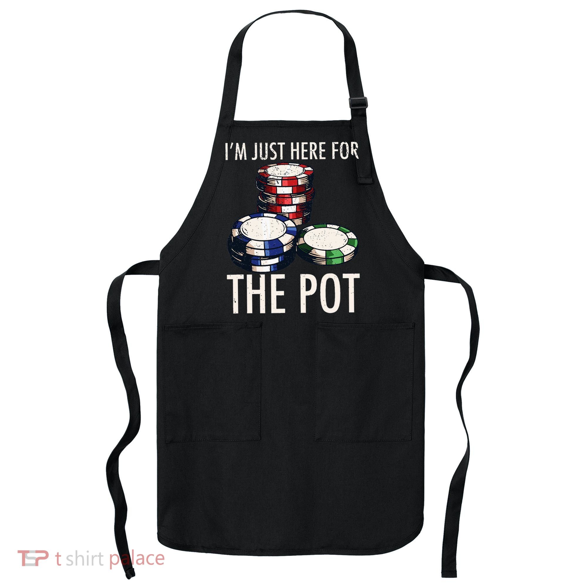 Poker Texas Holdem Gambling Pot Cards Player Apron