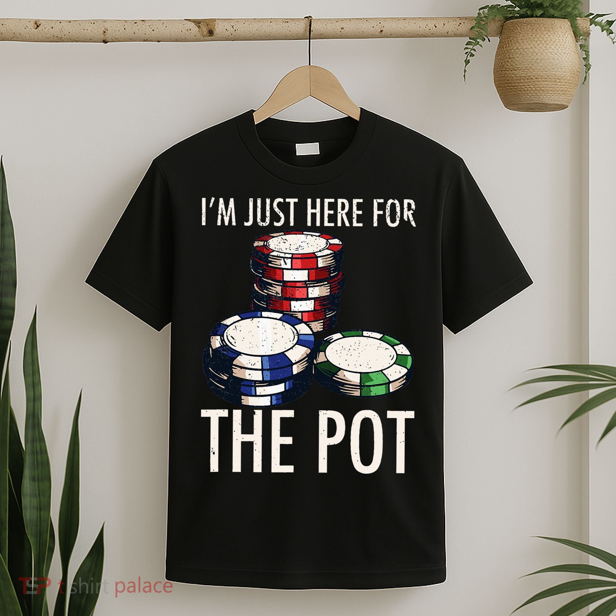 Poker Texas Holdem Gambling Pot Cards Player T-Shirt