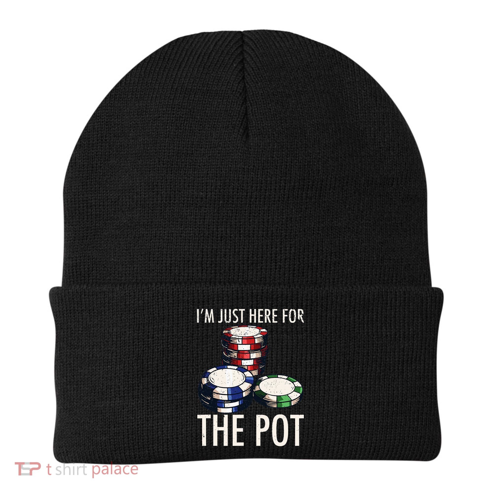 Poker Texas Holdem Gambling Pot Cards Player Beanie