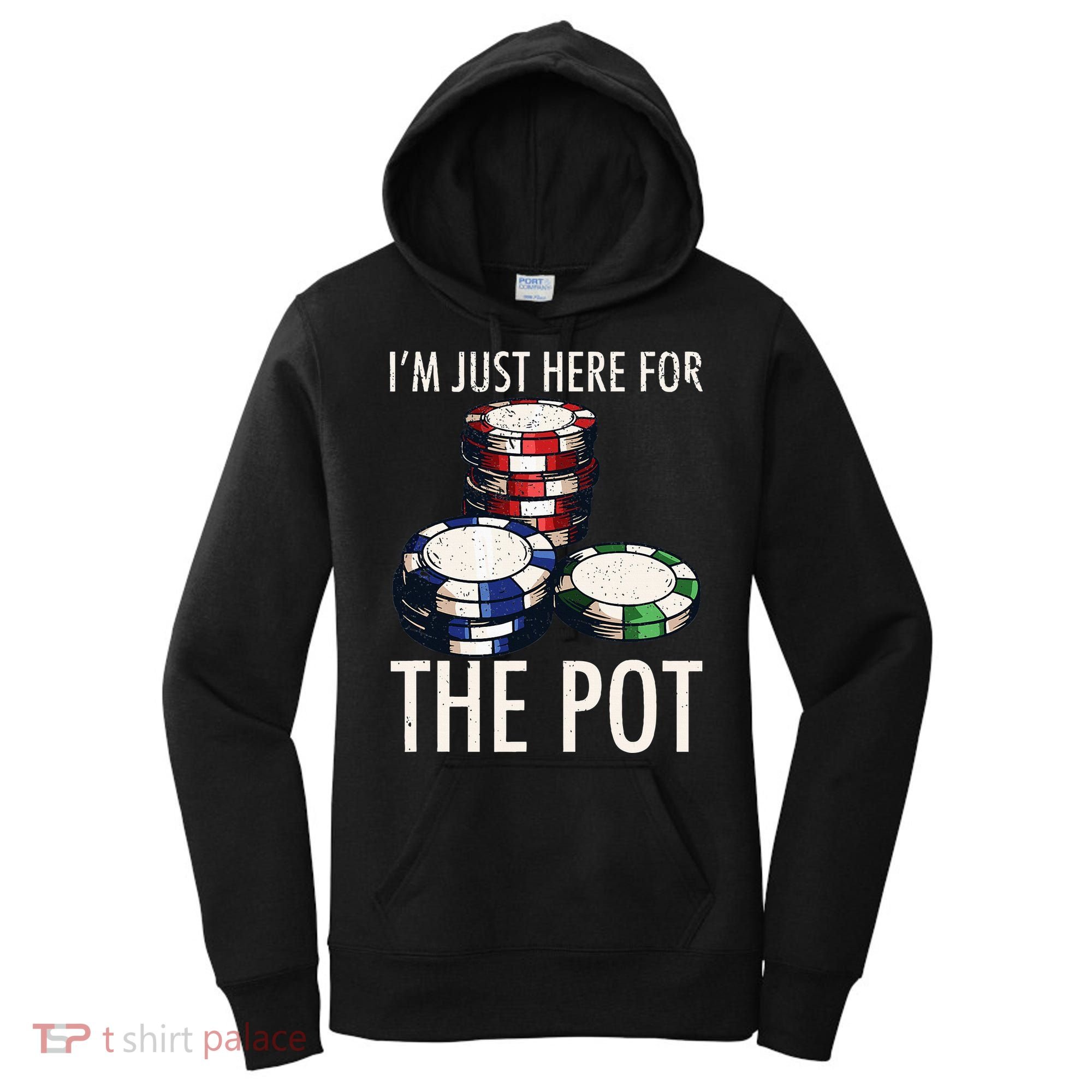 Poker Texas Holdem Gambling Pot Cards Player Women's Hoodie