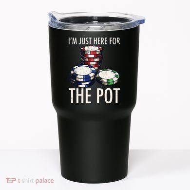 Poker Texas Holdem Gambling Pot Cards Player Tumbler