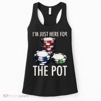 Poker Texas Holdem Gambling Pot Cards Player Women's Tank Top thumb 0