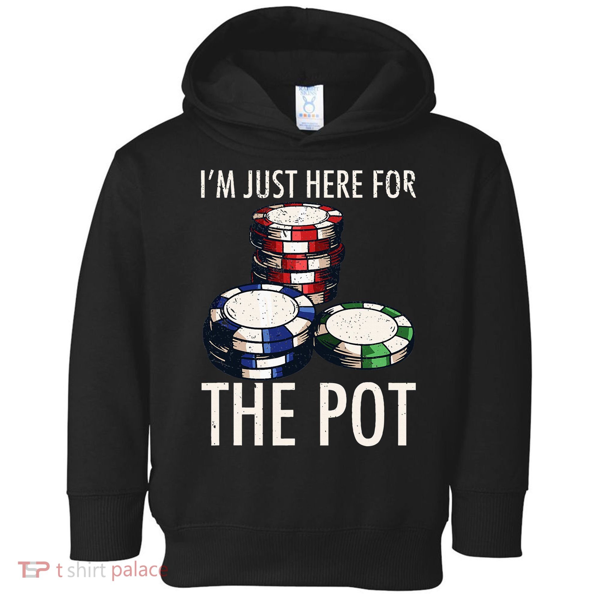 Poker Texas Holdem Gambling Pot Cards Player Toddler Hoodie