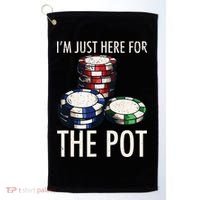Poker Texas Holdem Gambling Pot Cards Player Golf Towel thumb 0