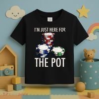 Poker Texas Holdem Gambling Pot Cards Player Toddler T-Shirt thumb 3