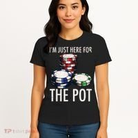 Poker Texas Holdem Gambling Pot Cards Player Women's T-Shirt thumb 4