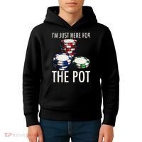 Poker Texas Holdem Gambling Pot Cards Player Kids Hoodie thumb 4