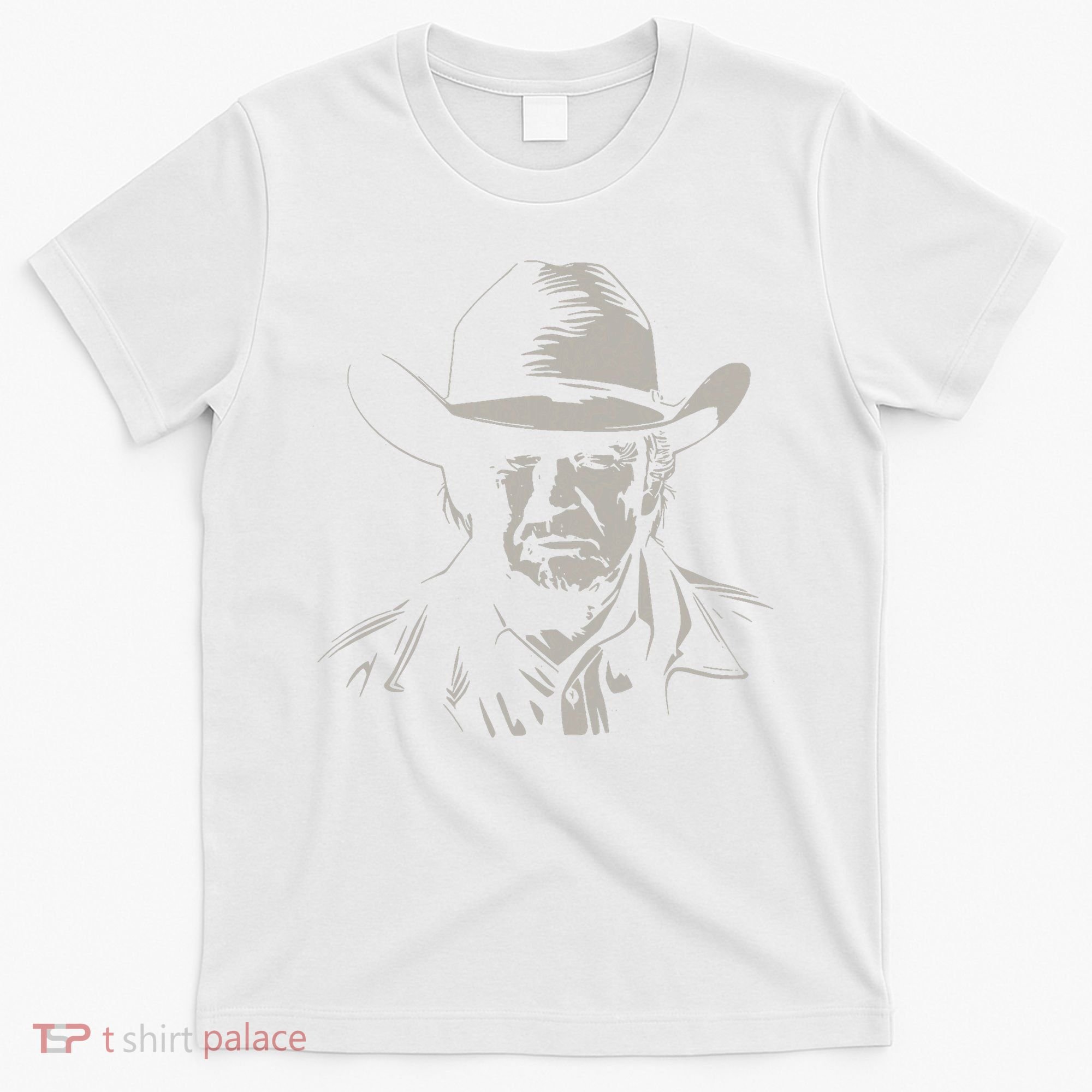 President Trump Head Cowboy Usa 2024 Vote Election Us Maga T-Shirt