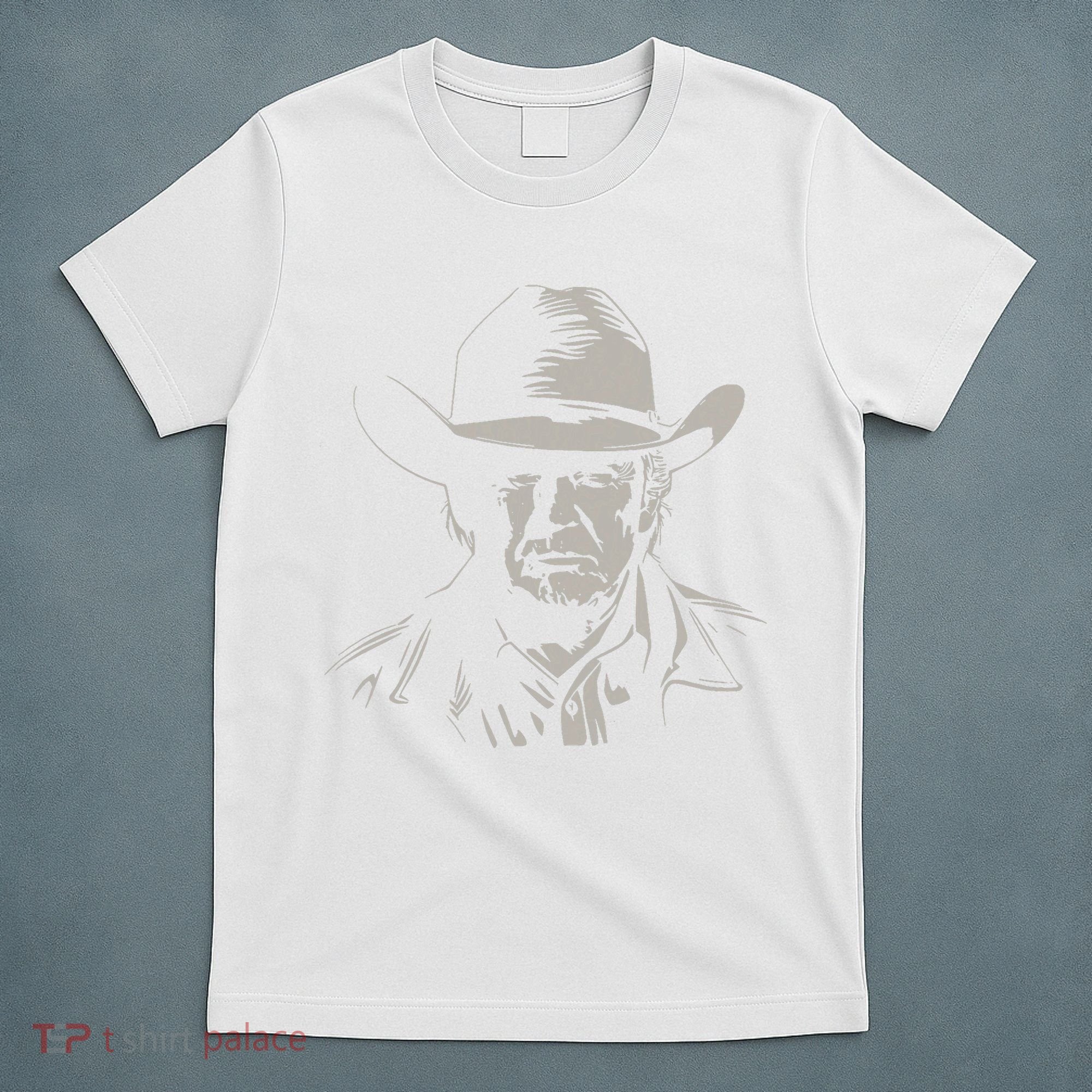 President Trump Head Cowboy Usa 2024 Vote Election Us Maga T-Shirt