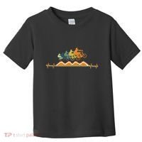 Pump Track Heartbeat Mountain Bike Bmx Ecg Retro Toddler T-Shirt thumb 0
