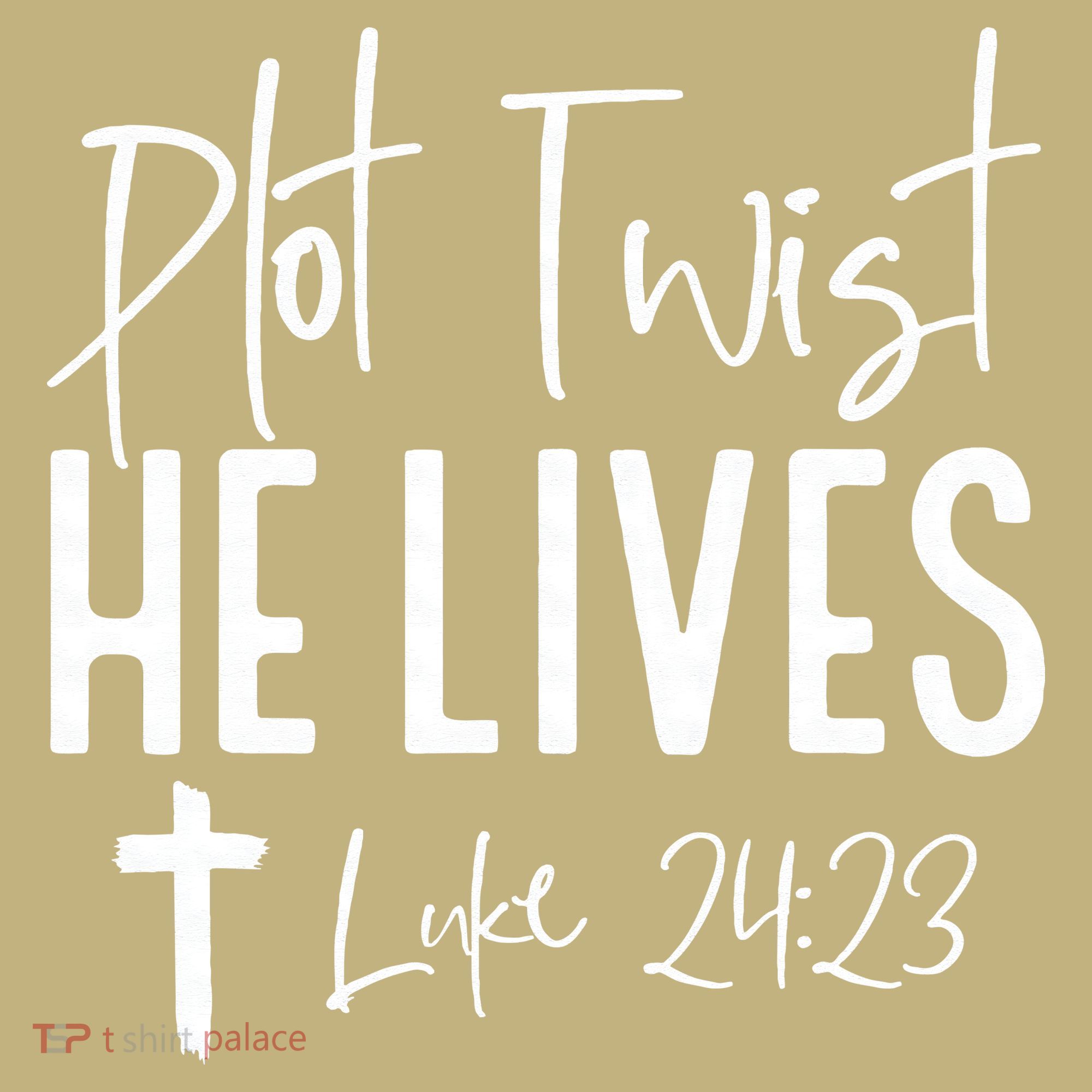 Plot Twist He Lives Cross Funny Christian Easter Day Gift Long Sleeve Shirt