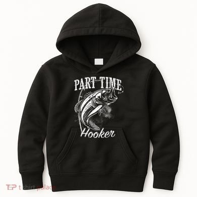 Part Time Hooker Fishing Kids Hoodie