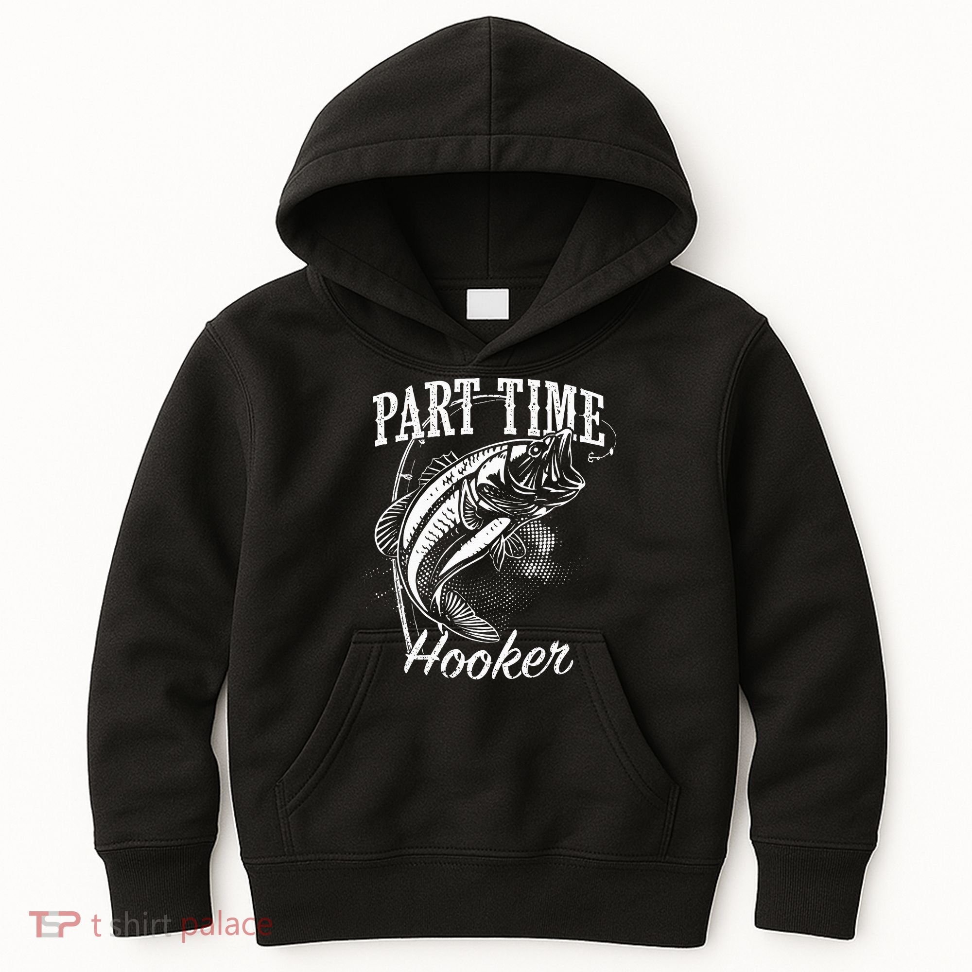 Part Time Hooker Fishing Kids Hoodie