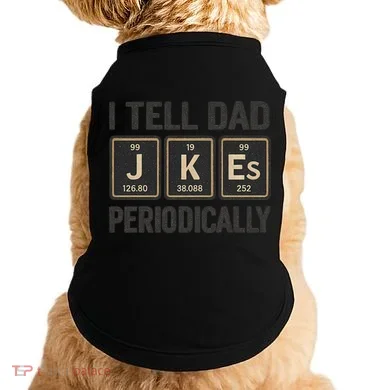 Periodic Table Humor for Dads Doggie Tank