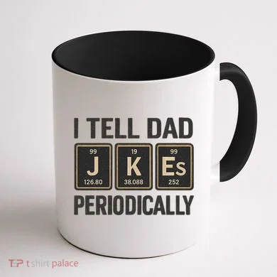 Periodic Table Humor for Dads Coffee Mug back