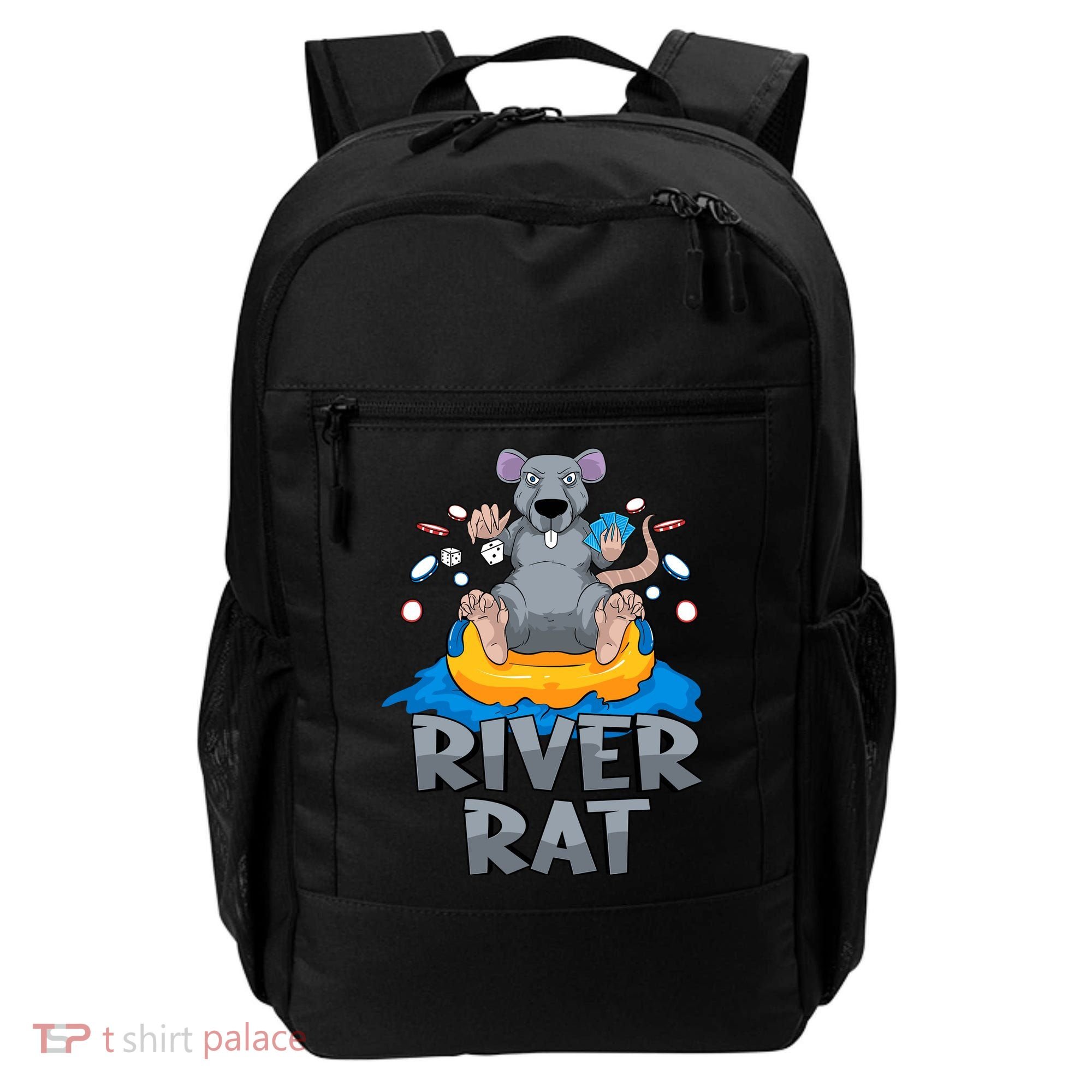 Poker Texas Hold Em River Rat Casino Backpack