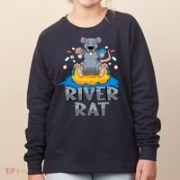 Poker Texas Hold Em River Rat Casino Women's Sweatshirt thumb 0