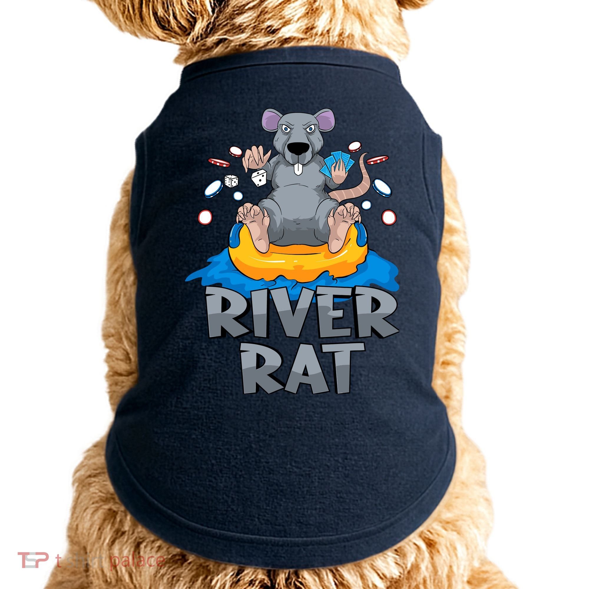 Poker Texas Hold Em River Rat Casino Doggie Tank
