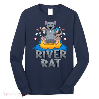 Poker Texas Hold Em River Rat Casino Long Sleeve Shirt