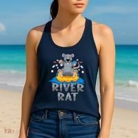 Poker Texas Hold Em River Rat Casino Women's Tank Top thumb 2