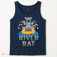 Poker Texas Hold Em River Rat Casino Tank Top thumb 2