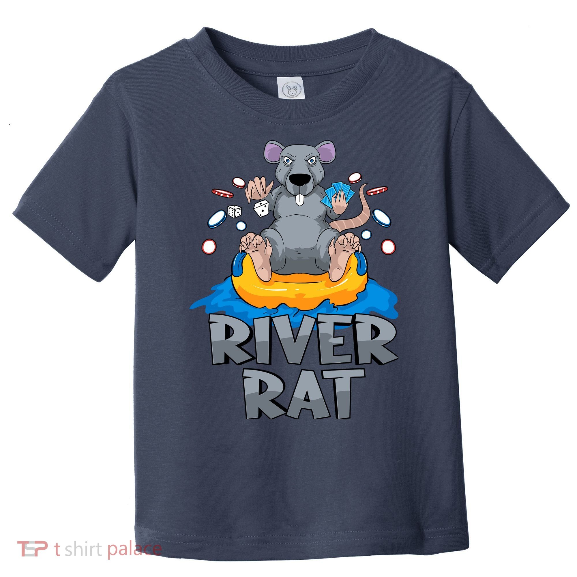 Poker Texas Hold Em River Rat Casino Toddler T-Shirt
