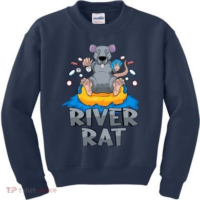 Poker Texas Hold Em River Rat Casino Kids Sweatshirt