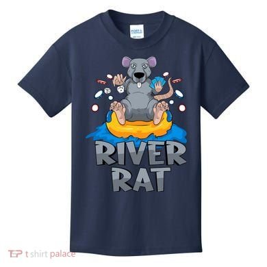 Poker Texas Hold Em River Rat Casino Kids T-Shirt