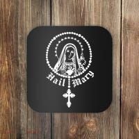 Prayer To Holy Mary Mother Of God Catholic Coaster thumb 0