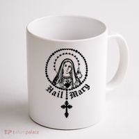 Prayer To Holy Mary Mother Of God Catholic Coffee Mug thumb 1