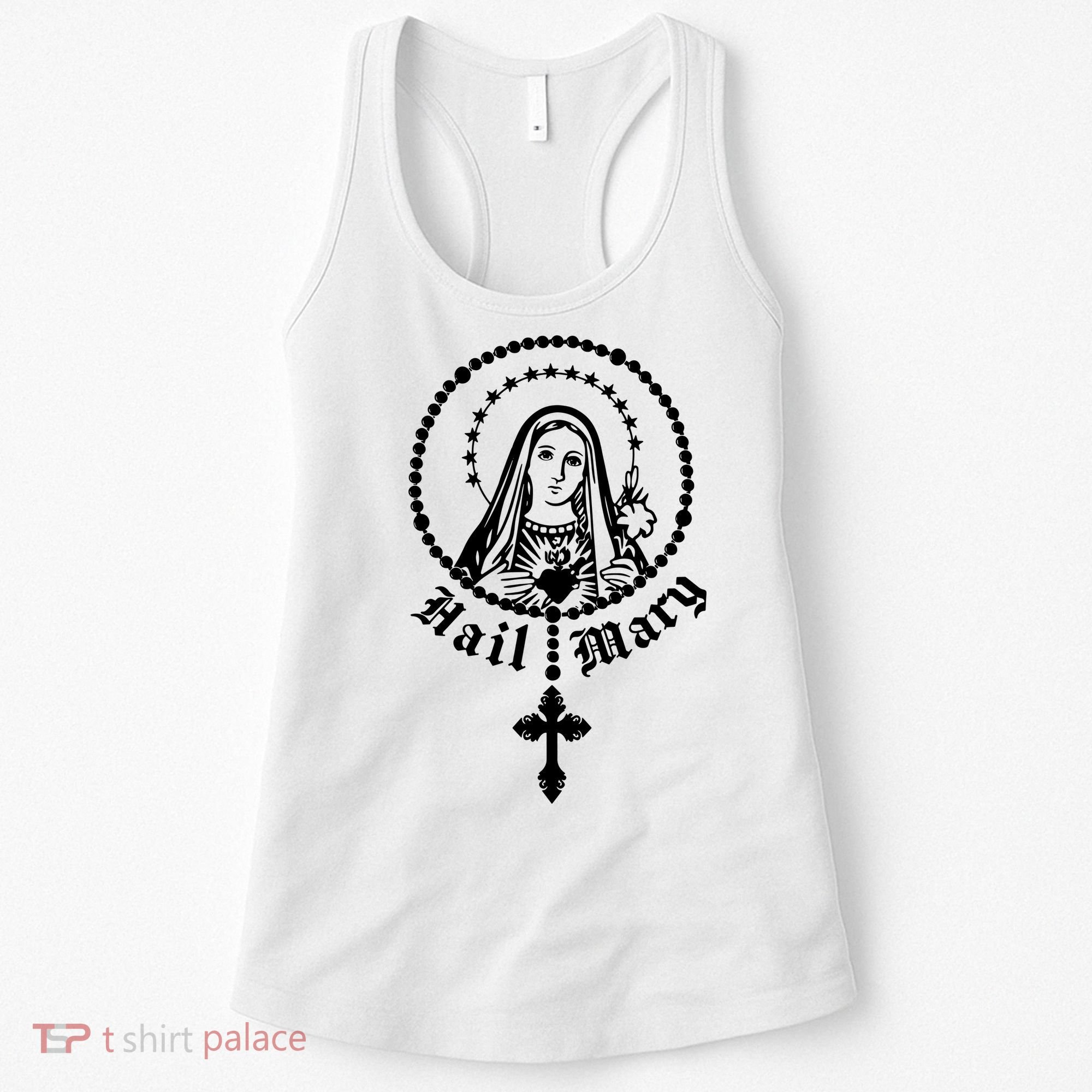 Prayer To Holy Mary Mother Of God Catholic Women's Tank Top
