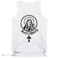 Prayer To Holy Mary Mother Of God Catholic Tank Top thumb 0