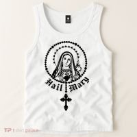 Prayer To Holy Mary Mother Of God Catholic Tank Top thumb 2