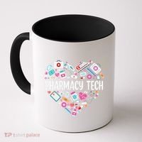 Pharmacy Technician Heart Certified Pharm Tech Pharmacist Coffee Mug thumb 0