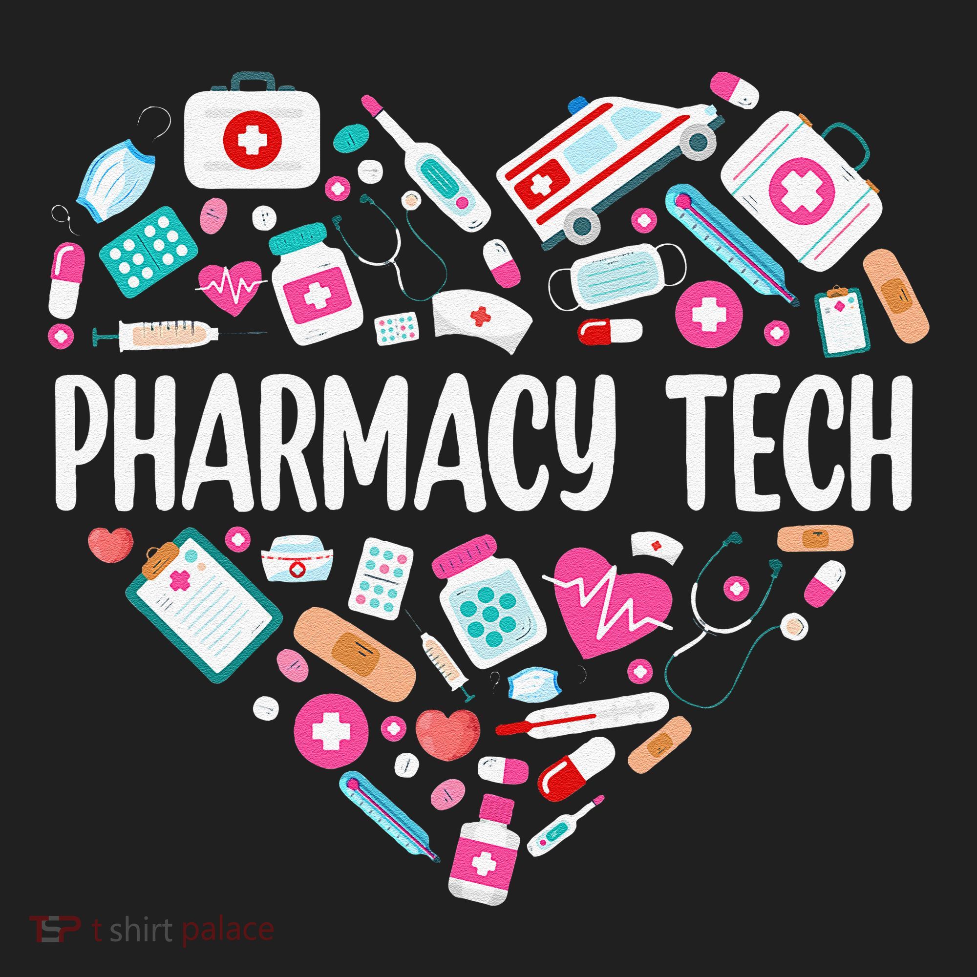 Pharmacy Technician Heart Certified Pharm Tech Pharmacist Tumbler