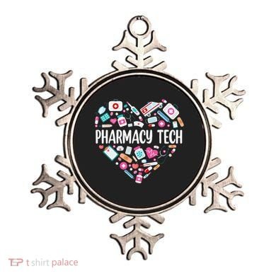 Pharmacy Technician Heart Certified Pharm Tech Pharmacist Ornament