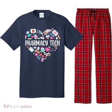 Pharmacy Technician Heart Certified Pharm Tech Pharmacist Pajama Set